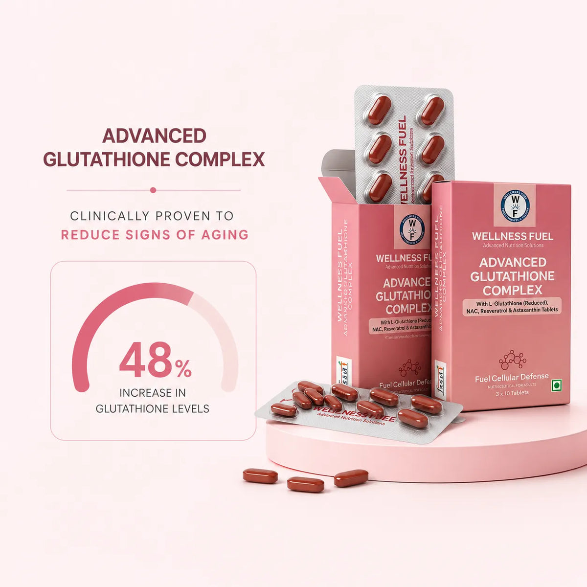 Advanced Glutathione Complex by Wellness Fuel